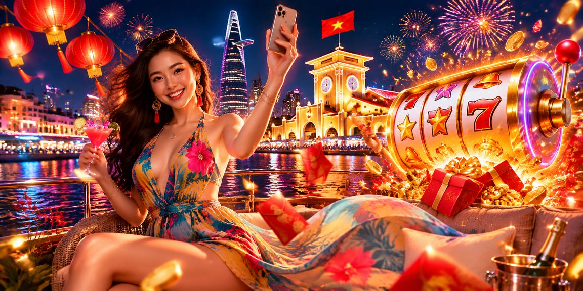 Ánh đèn lồng rực rỡ tại TP. Hồ Chí Minh gợi không khí lễ hội trong các sự kiện thể thao đặc biệt