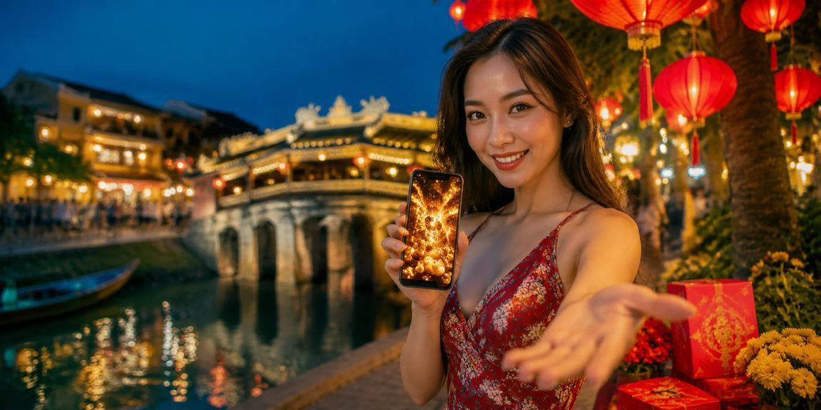 Người chơi xổ số và giải trí tại chợ đêm Hội An – không khí giải trí đậm chất Việt Nam